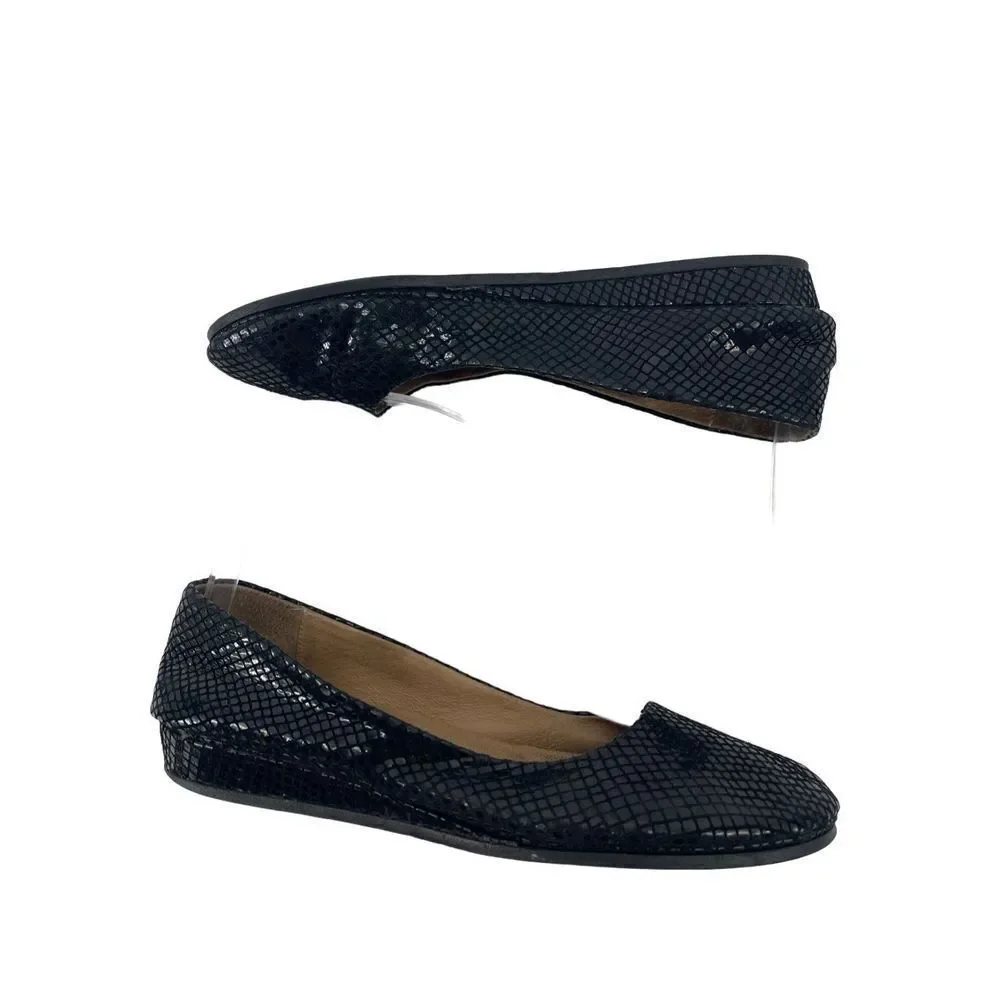 FSNY French Sole NY Zappa low wedge shoe ballet flats shoes made in Italy 6.5